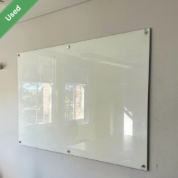 Glass Mounted Whiteboards (Used)