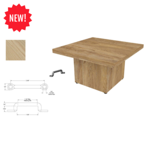 Coffee Table with Wood Base (Top only)