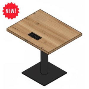 TA-233P Booth Table with Power